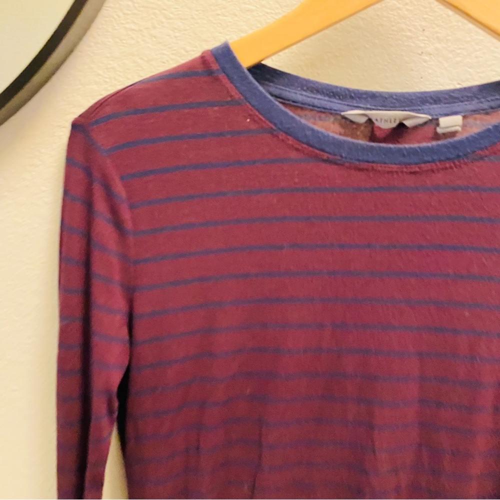 ATHLETA Long Sleeve Threadlight Stripe Layering Top - Picture 6 of 9
